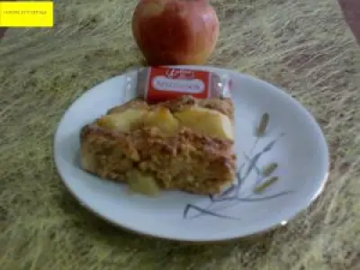 Recette Gâteau aux pommes, miel et spéculoos