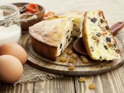 Recette Gâteau de semoule aux raisins
