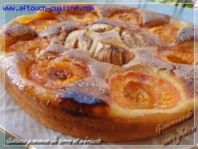 Recette Gâteau pommes de terre aux abricots
