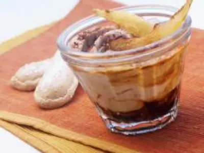 Recette Gâteaux glacés à la crème de marrons et à l'armagnac