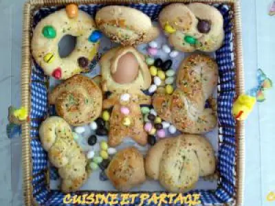 Recette Gâteaux traditionnels de pâques