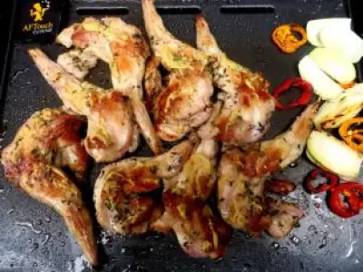 Recette Gigolettes de lapin planchées