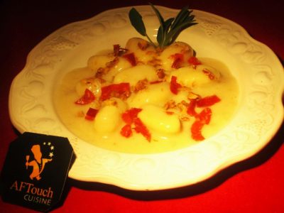 Recette Gnocchi en crème de sauge