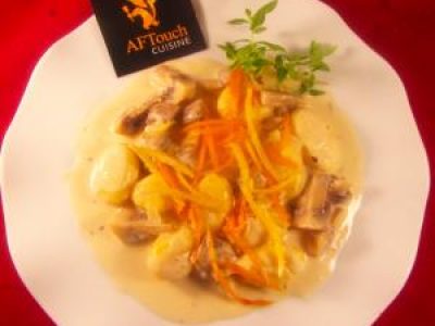 Recette Gnocchi et petits paris en crème citronnée