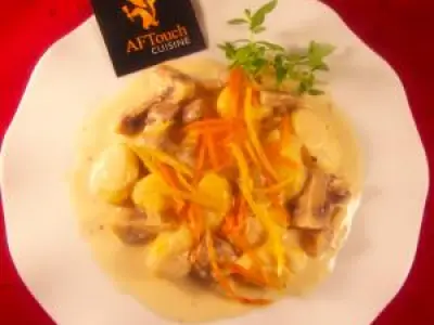 Recette Gnocchi et petits paris en crème citronnée