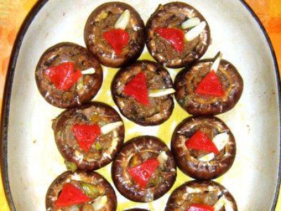Recette Grosses têtes de champignons bruns de Paris