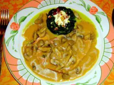 Recette Jambon à l'os et crème au Banyuls