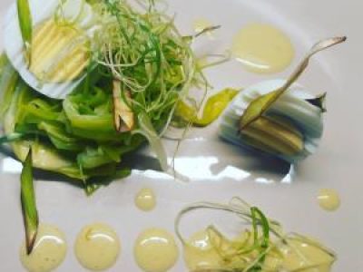 Recette Jeunes poireaux et oeufs en vinaigrette gourmande
