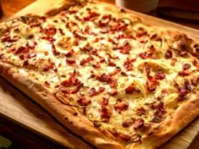 Recette Flamekuesche ou tarte flambée