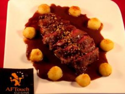 Recette Poire de boeuf rôtie aux pommes parisiennes