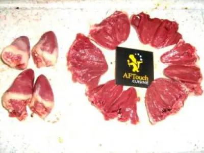 Recette La poêlée de coeurs de canard gavés