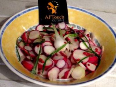 Recette La salade de radis de mon jardin