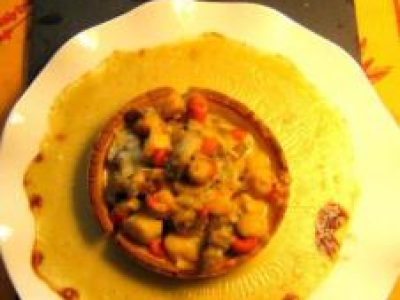 Recette La tartelette fine pétoncles et ginseng