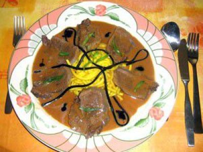 Recette Langue de veau crème d'estragon frais