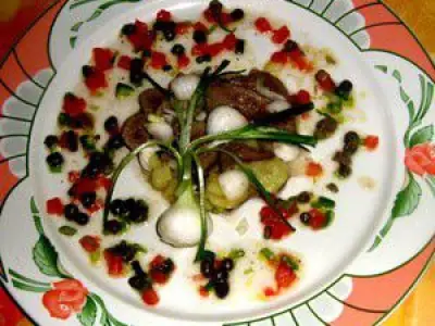 Recette Langue de veau en salade gourmande