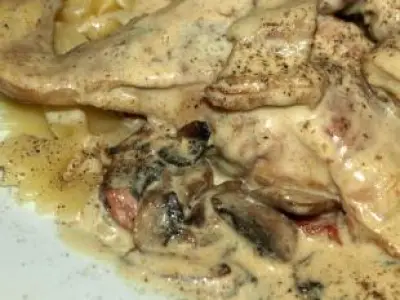 Recette Rabbit with Mustard and Mushrooms