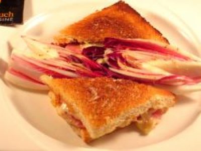 Recette Le Croque Reblochon fruitier et jambon à l'os