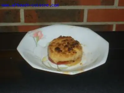 Recette Crumble aux pommes poêlées