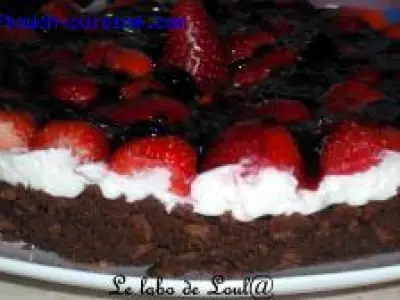 Recette Mascarpone cake aux fraises