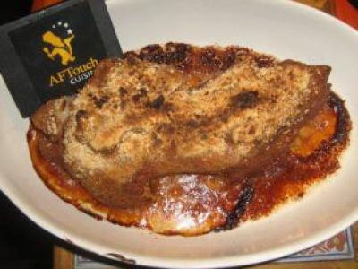 Recette Le pied de porc pané et grillé St Antoine