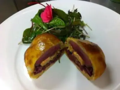 Recette Pigeon et  foie gras en cage gourmande