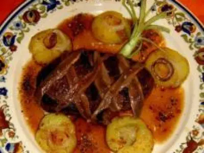 Recette Pan-seared Tournedos à la Mirabeau