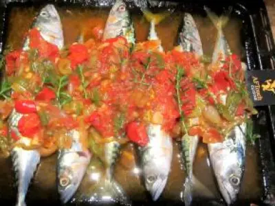 Recette Maquereaux de ligne en mode jardin