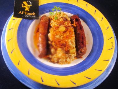 Recette Merguez d'agneau et langues d'oiseau