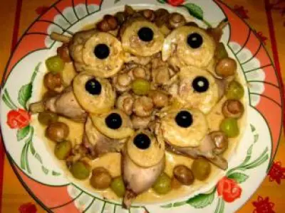 Recette Les Pilons de poulet crème de citron jaune