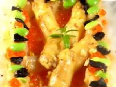 Recette Les asperges de sable en costume de fête