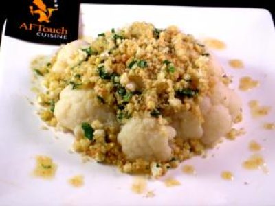 Recette Les bouquets de Choux-Fleurs a la Polonaise