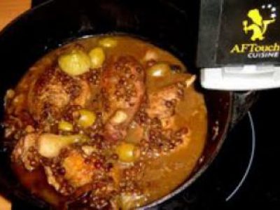 Recette Les cuisses de canard braisées aux olives