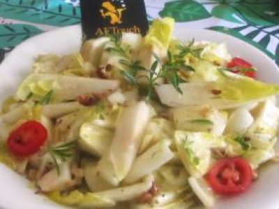 Recette Les endivettes pleines terre en crème de roquefort