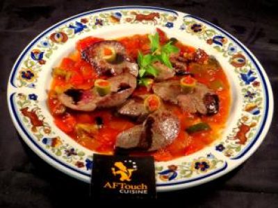 Recette Foies de lapin planchès