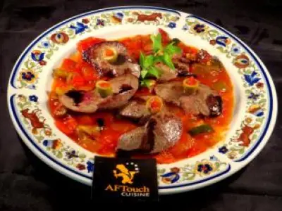 Recette Foies de lapin planchès