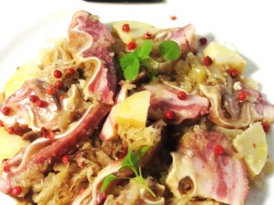 Recette Les oreilles de porc confites a l'alsacienne