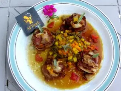 Recette Petits bouchons de ventrèche de thon germon