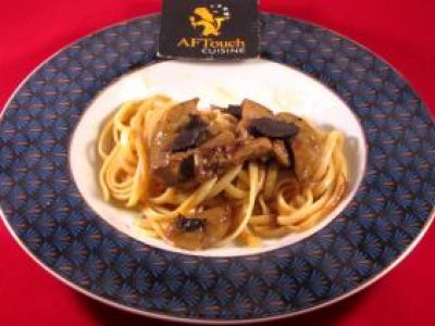 Recette Linguines foie gras poelé et truffes