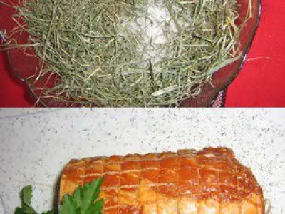 Recette Longe de porc en croûte de Foin