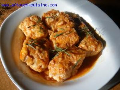 Recette Lotte à l'américaine à la manière d'Anisette