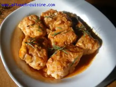 Recette Lotte à l'américaine à la manière d'Anisette