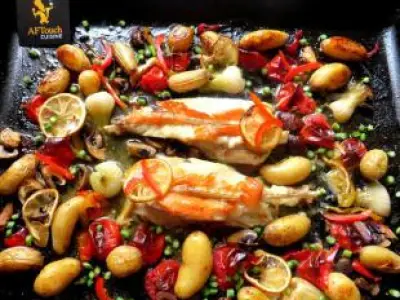 Recette Lotte de petit bateau à la Mentonnaise