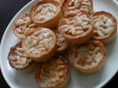 Recette Mini tartes aux pignons de pin et au miel