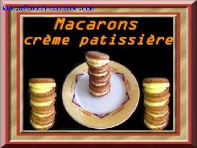 Recette Macarons à la crème patissière