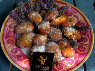 Recette Madeleines coeur de cédrat parfumées  lavande