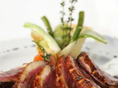 Recette Magret de canard au poivre vert