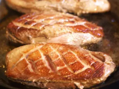 Recette Magret de mulard campagne lotoise