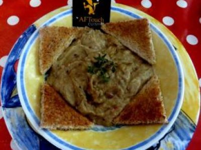 Recette Mes rillettes tièdes de lapin et moutarde violette