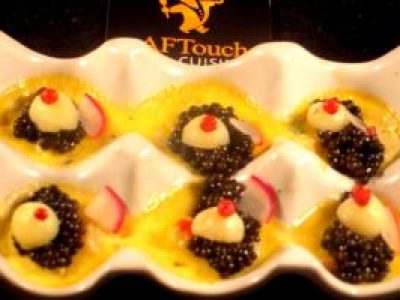 Recette Mignardises de caviar aquitain