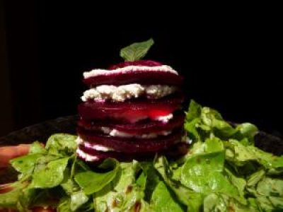 Recette Millefeuille de betterave au chèvre
